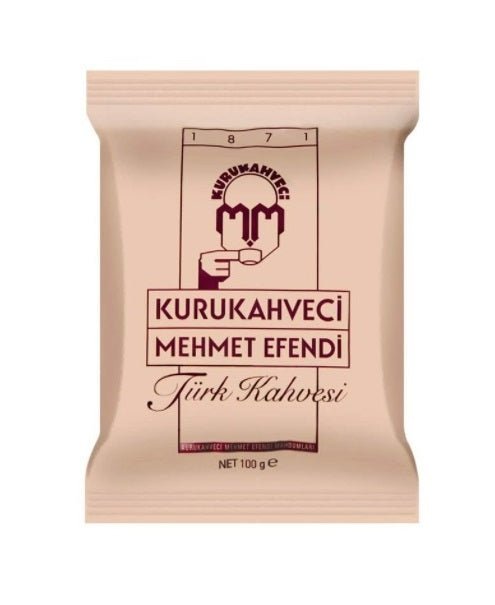 Authentic Turkish Coffee Mehmet Efendi 100g | Premium Ground Coffee for Traditional Brewing | Perfect for Home, Office & Gifting