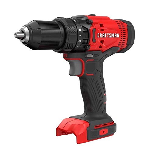 CRAFTSMAN CMCD700 V20 20-Volt Max 1/2-in Cordless Drill Driver (Tool Only) - Powerful & Lightweight for DIY Projects, Home Repairs, and Woodworking