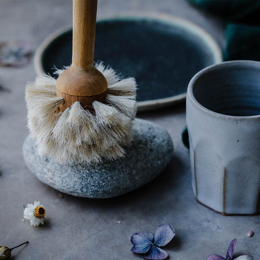 Premium Wooden Handle Glass Cleaning Brush - Durable Window & Mirror Scrubber for Sparkling Clean Surfaces at Home or Office