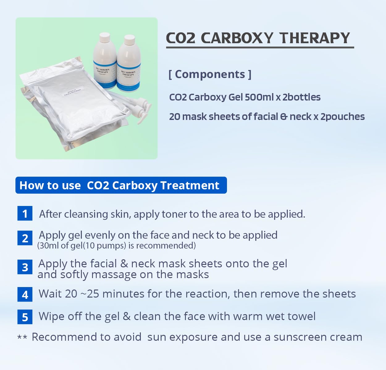 Professional Strength DJ Carborn Therapy Carbon Treatment - 2 Bottles Facial & Neck Mask for Deep Cleansing & Anti-Aging | At-Home Spa & Skincare Routine
