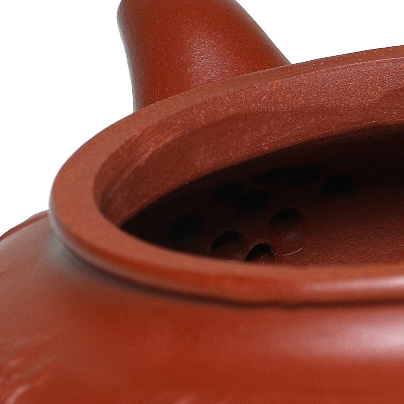 Premium 8 Oz Yixing Zisha Clay Teapot with Built-in Filter - Handcrafted Dragon Relief Fanggu Style - Authentic Chinese Kung Fu Tea Set for Gongfu Tea Ceremony & Home Brewing - Perfect Gift for Tea Lovers