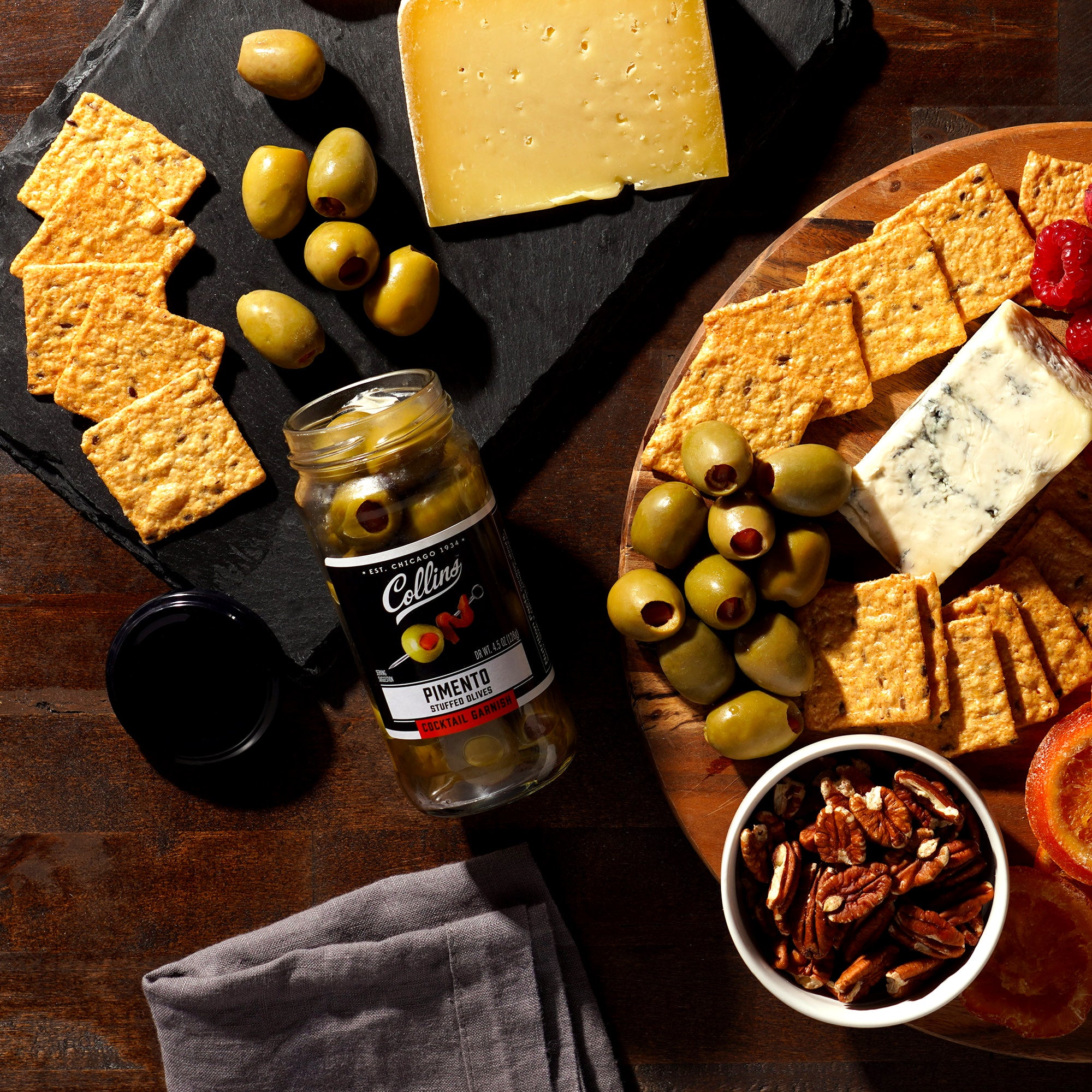 Gourmet Martini Pimento Olives 4.5 oz (127g) - Premium Stuffed Olives for Cocktails, Charcuterie Boards & Mediterranean Recipes