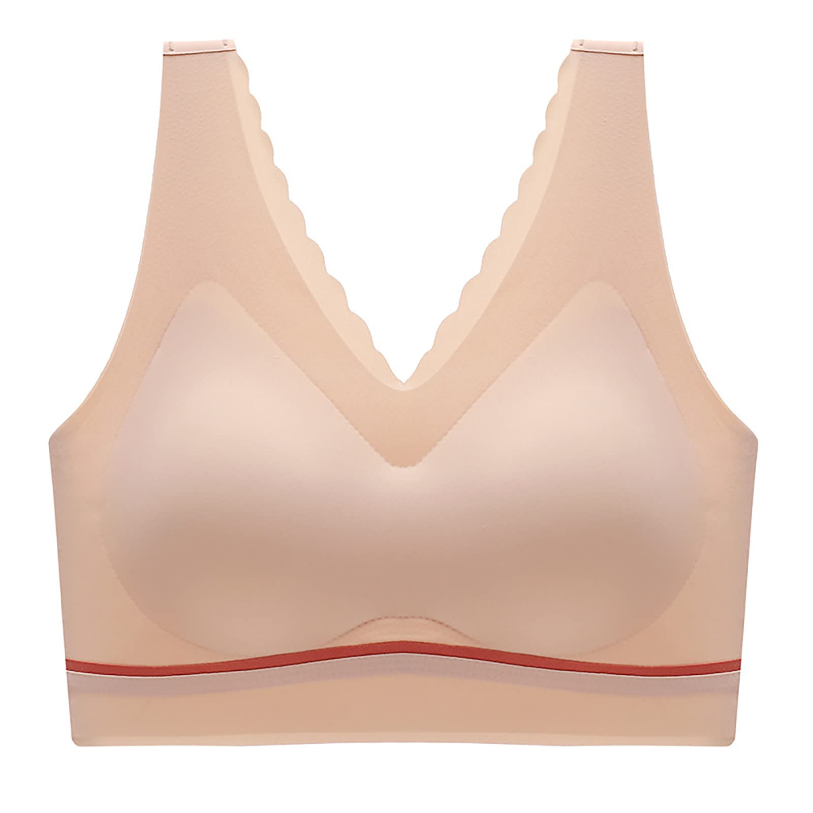 Best Women's Everyday 6-Pack Sports Bras - Wireless, Strapless Push Up & High Impact Support for Running, Yoga & Gym Workouts