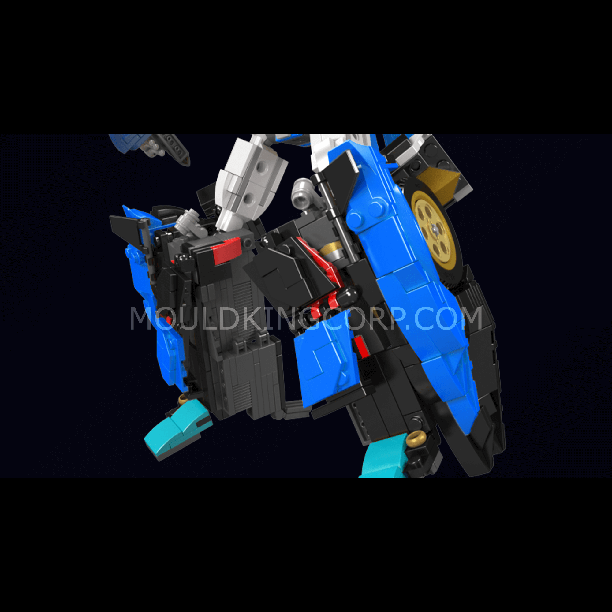 Mould King 10061 2-in-1 Lamborghini Robot Building Kit | 998 Piece STEM Toy for Kids & Adults | Creative Construction Set for Home, School & Gift Giving