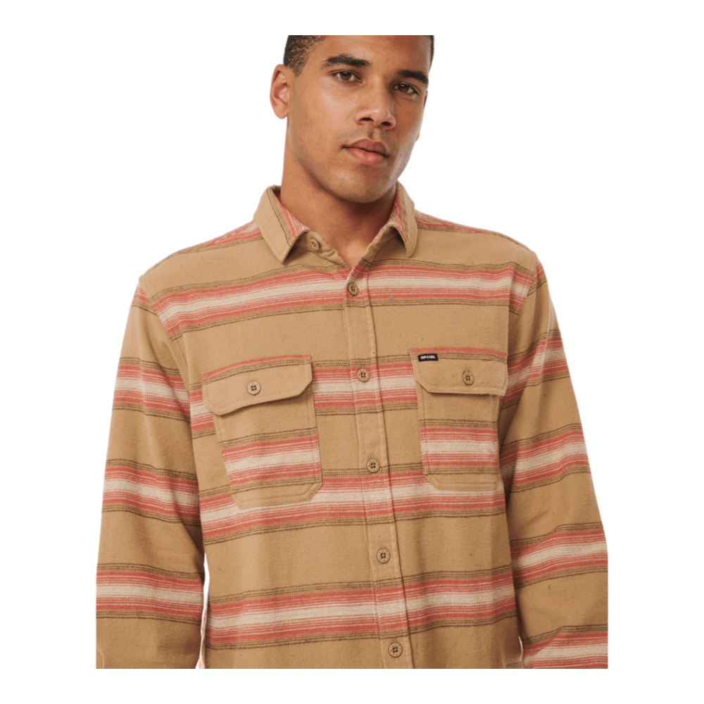 Rip Curl Steamzee Flannel Shirt for Men - Soft & Comfortable Plaid Button-Up Shirt - Perfect for Casual Wear, Outdoor Adventures & Layering