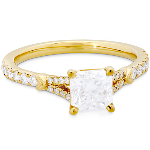 Hearts On Fire Cali Chic Rope Split Shank Diamond Engagement Ring - Elegant Wedding Jewelry for Proposals & Anniversaries
