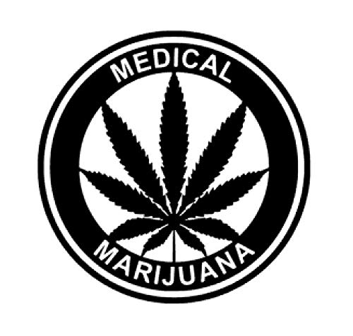 Premium Medical Marijuana Vinyl Stickers (2-Pack) - 8