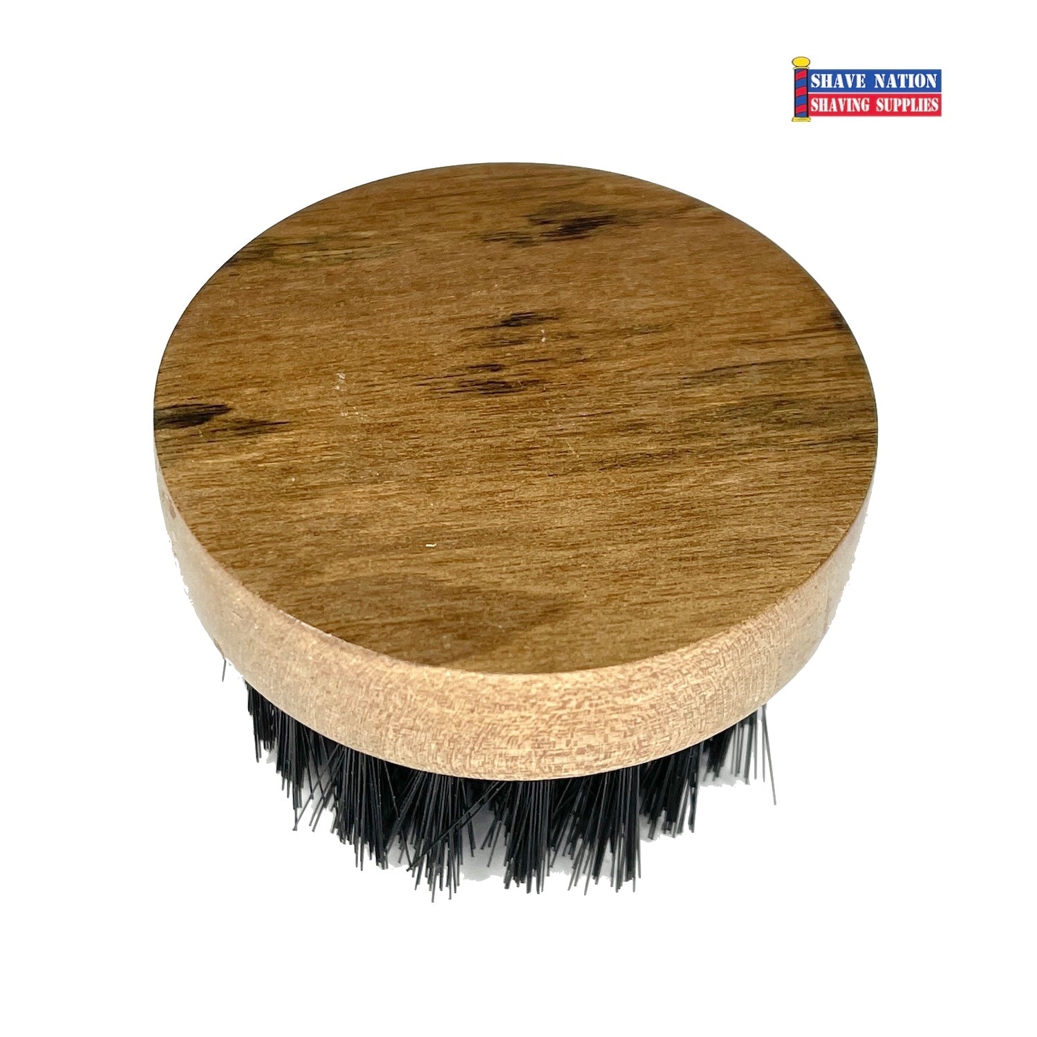 Premium Round Beard Brush for Men - Soft Boar Bristle for Grooming & Styling - Perfect for Daily Use, Travel & Salon Styling