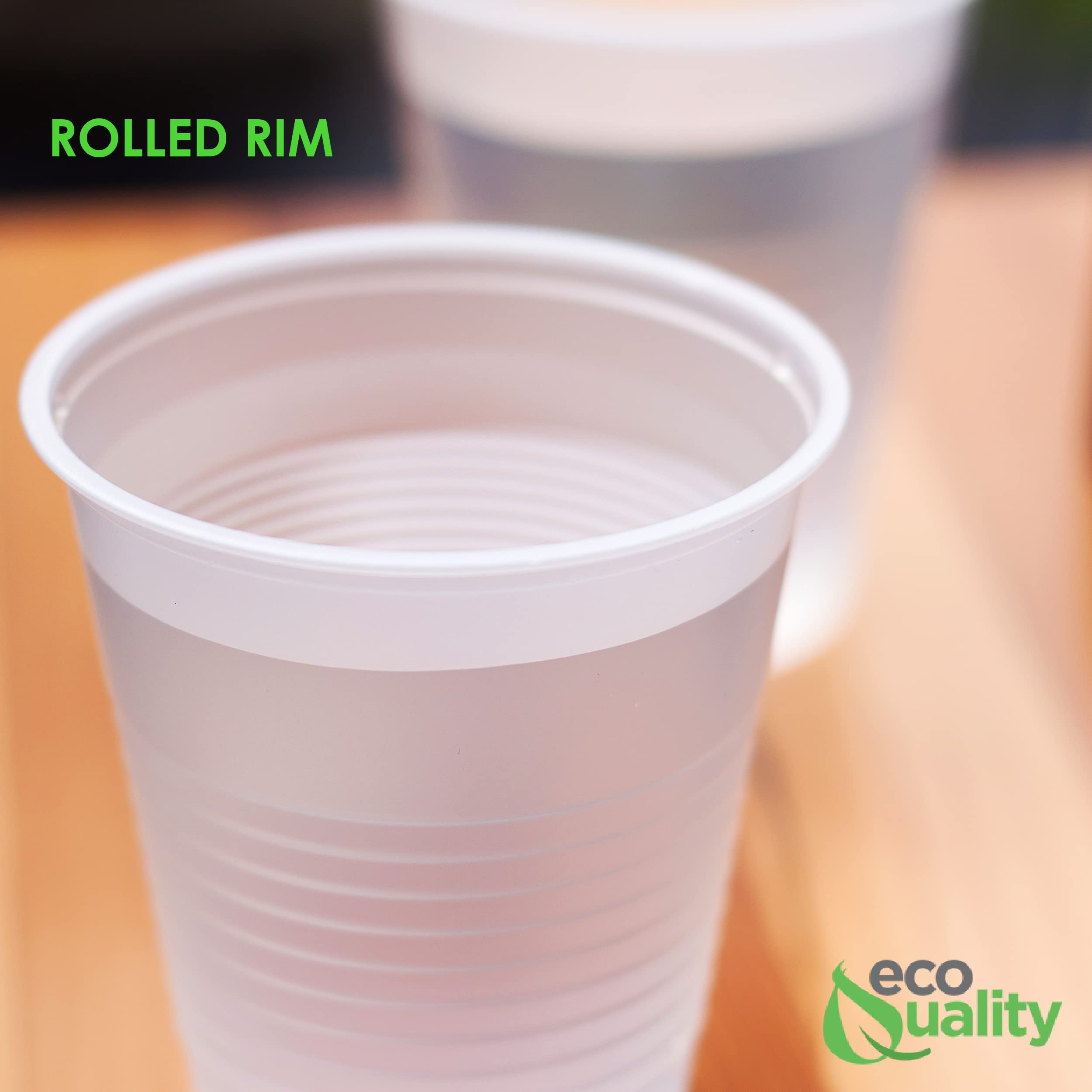 7oz Clear Plastic Cups - Disposable 7 Ounce Party Cups for Cold Drinks, Soda, Water - Bulk Pack of 1200 for Home, Office, Events, Weddings & Takeout | Perfect for BBQs, Picnics, Birthday Parties & Catering