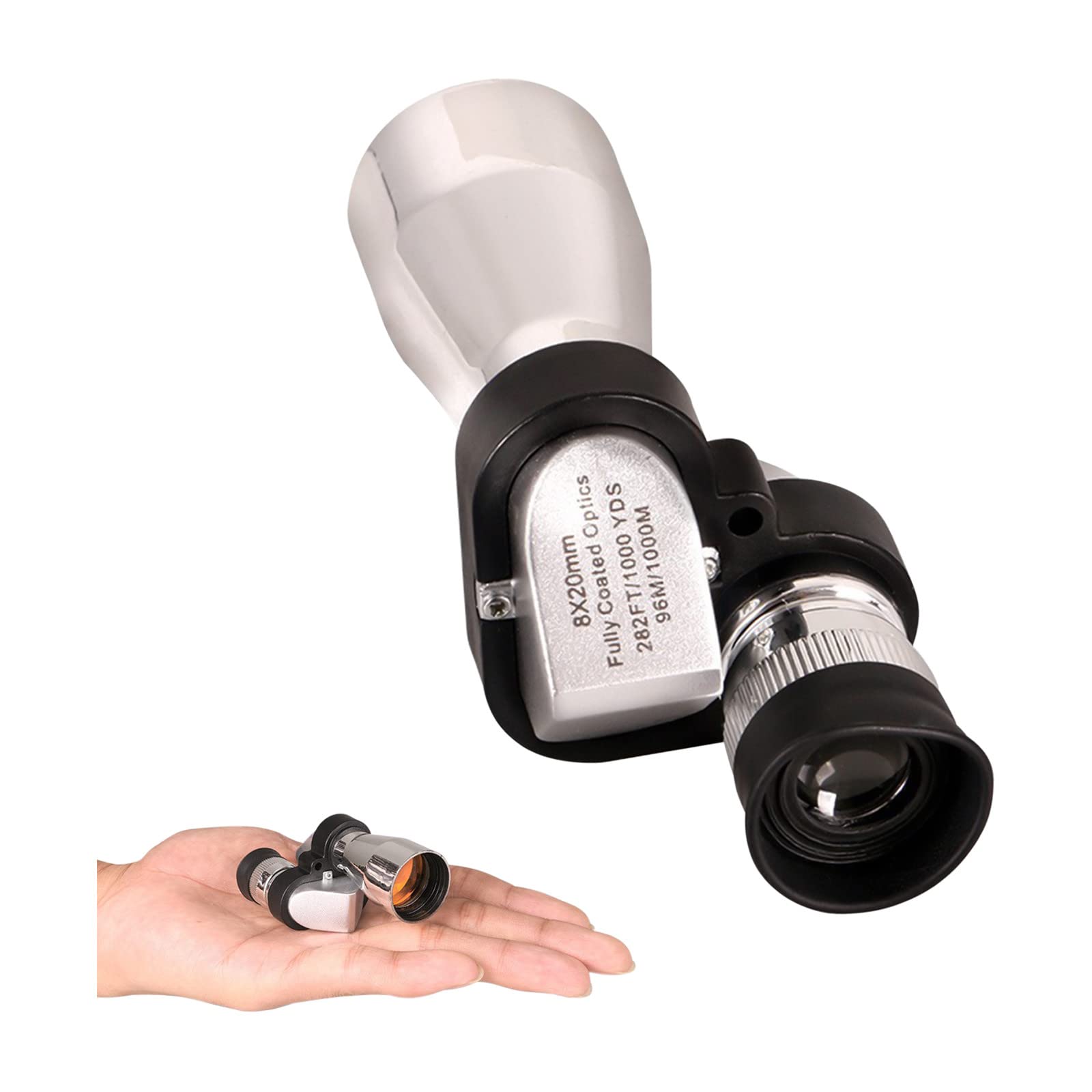 8x20 Monocular Telescope - Compact & Powerful Spotting Scope for Bird Watching, Hunting, Hiking, and Outdoor Adventures | Night Vision, Travel Essential, Survival Gear for Men | Perfect for Wildlife Observation, Camping, and Sports Events