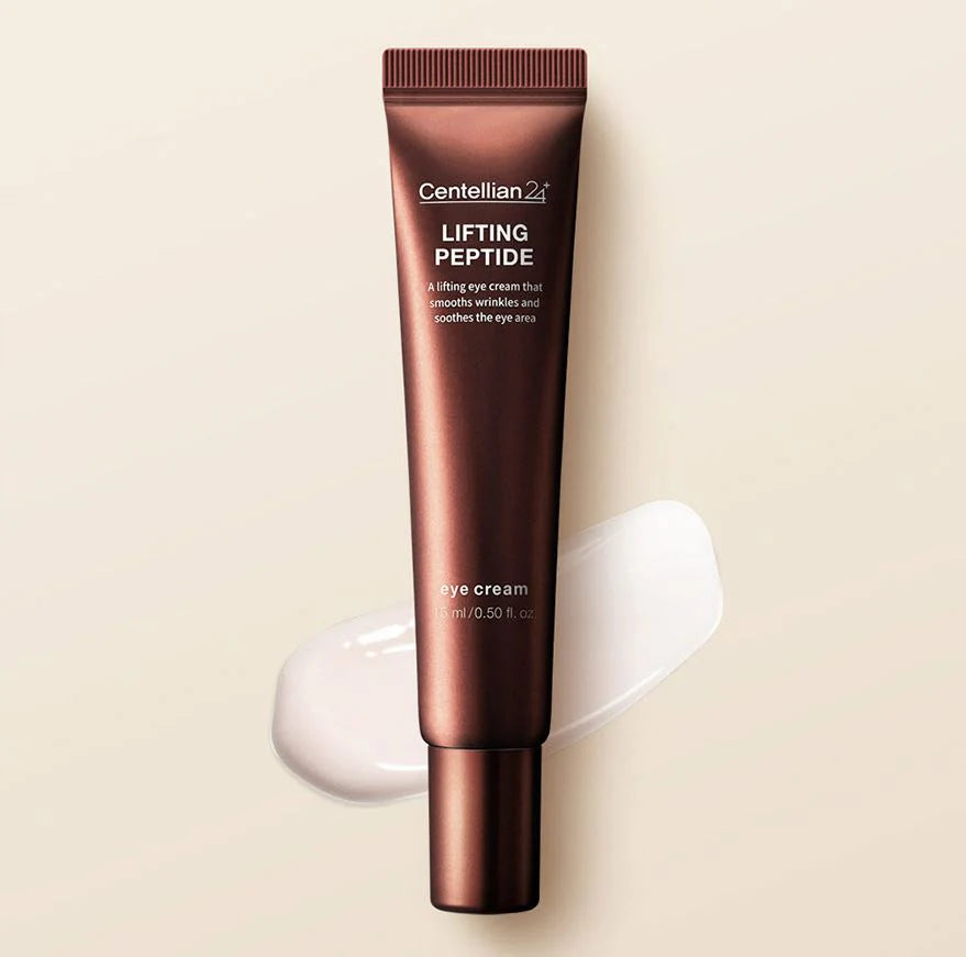 Centellian24 Lifting Peptide Eye Cream 15ml - Anti-Aging & Wrinkle Reduction for Dark Circles & Puffiness - Perfect for Night & Day Skincare Routine