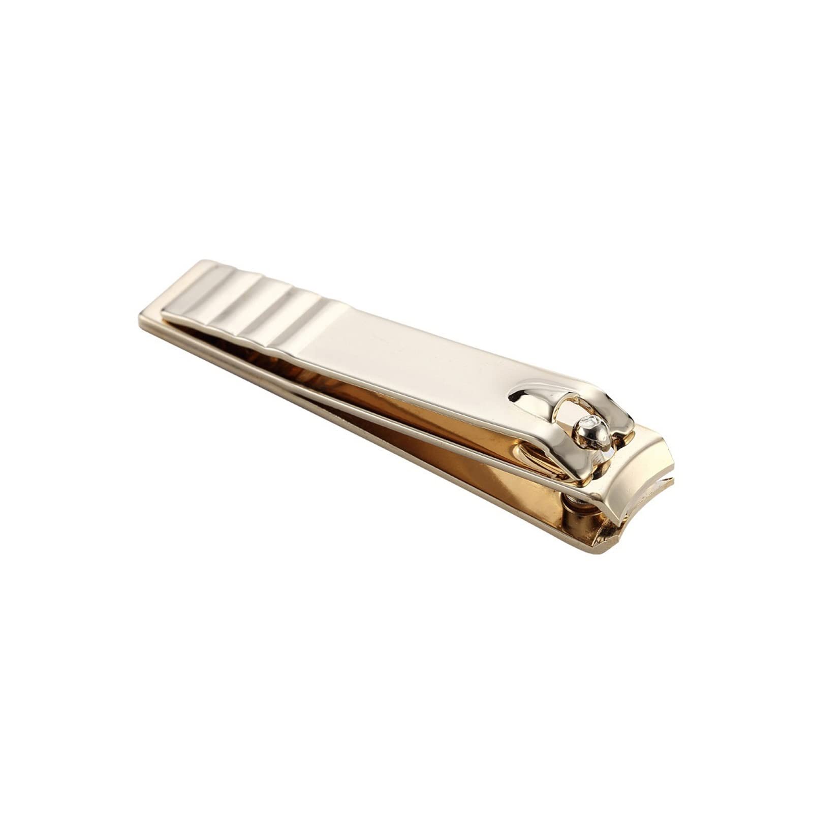QYTECzjd Professional Toe Nail Clippers - Carbon Steel Nail Cutter with Gold/Silver Finish - Precision Finger & Toe Trimming Tool for Men & Women - Ideal for Home, Travel, and Pedicure Kits