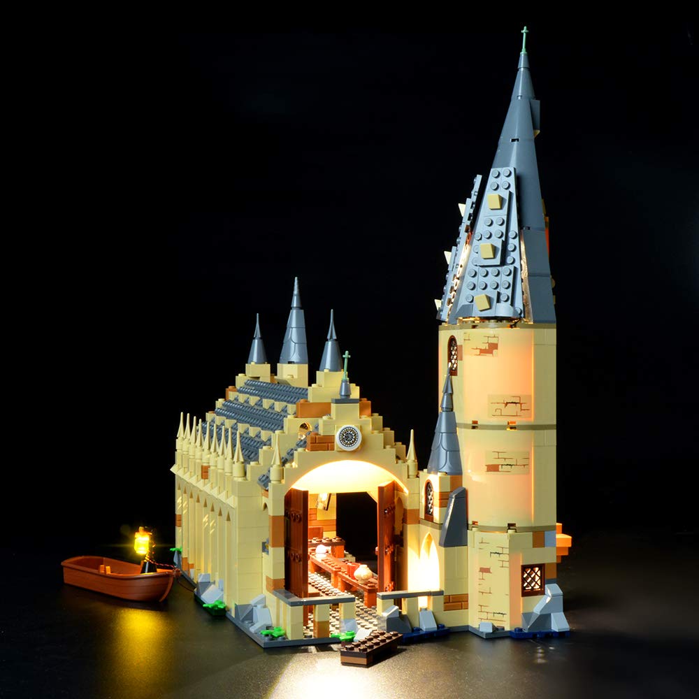 BRIKSMAX LED Light Kit for Harry Potter Hogwarts Great Hall - Compatible with Lego 75954 Building Set (Model Not Included) | Perfect for Harry Potter Fans, Room Decor & LEGO Display Enhancement