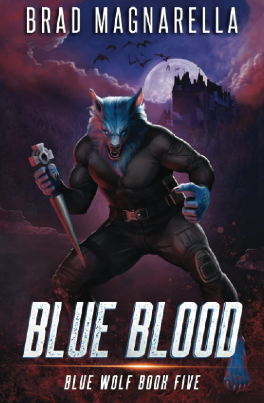 Blue Blood (Blue Wolf) - Premium Cosplay & Halloween Costume Accessory for Anime Fans & Party Goers