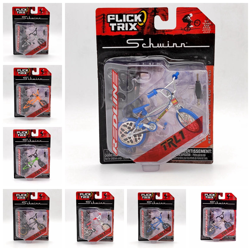 Premium Diecast Finger Bike FLICK TRIX - Miniature BMX Toy Bicycle Model for Kids & Collectors - Perfect Gift for Birthday, Party Favors & Desk Decor