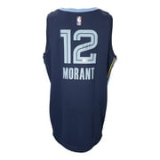 Ja Morant Autographed Memphis Grizzlies Navy Blue Nike Swingman Jersey Size XL - Authentic NBA Basketball Collectible for Fans & Memorabilia Enthusiasts - Perfect for Game Day, Display, or Gift Giving