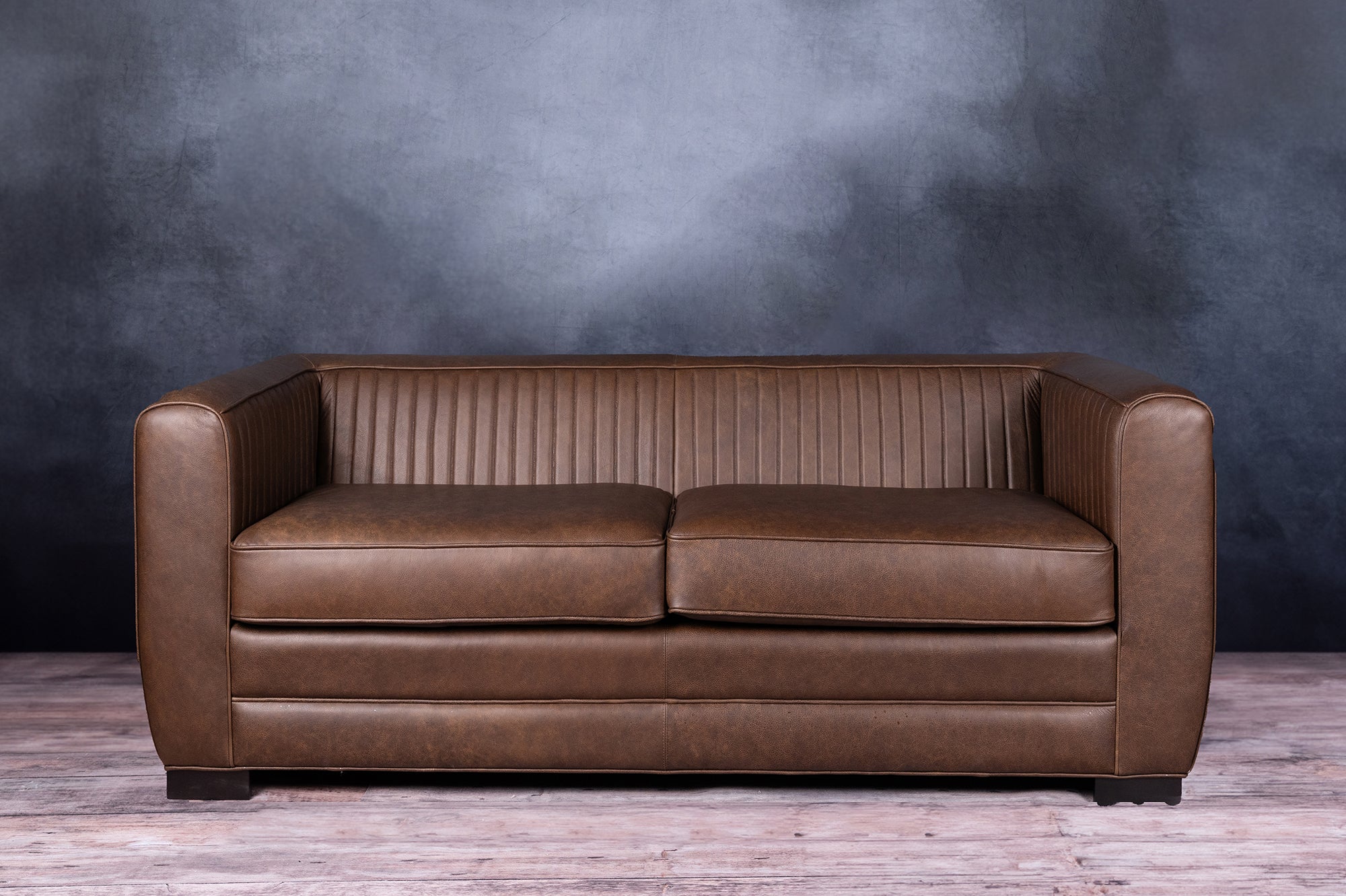 Premium Shelby Leather Loveseat Sofa - Genuine Leather, Modern Design for Living Room, Home Theater & Office - Comfortable & Stylish Seating Solution