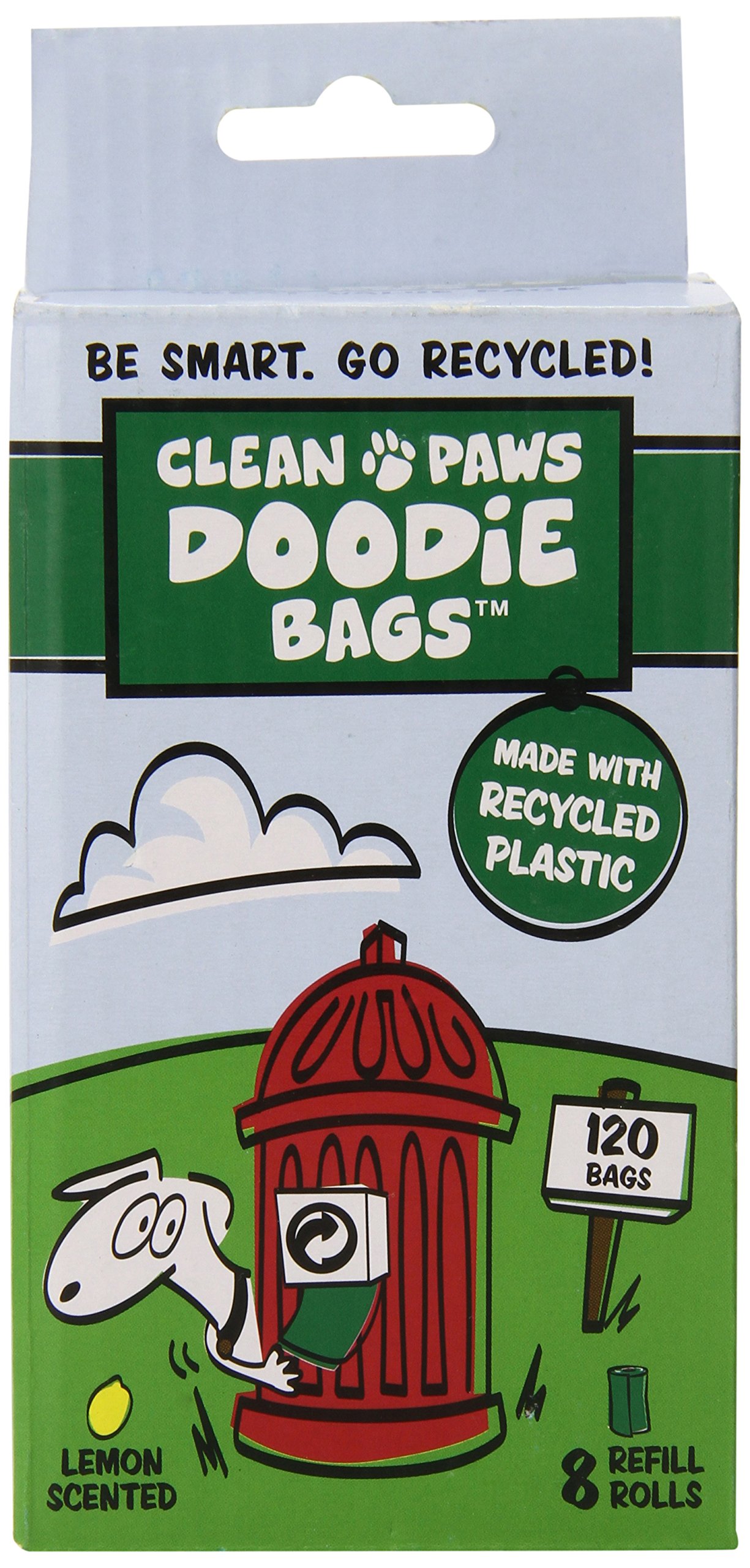 Clean Paws Refill Rolls for Dogs – 8 Rolls | Pet Grooming Wipes for Paws, Face & Body – Gentle & Hypoallergenic | Perfect for After Walks, Travel & Home Use