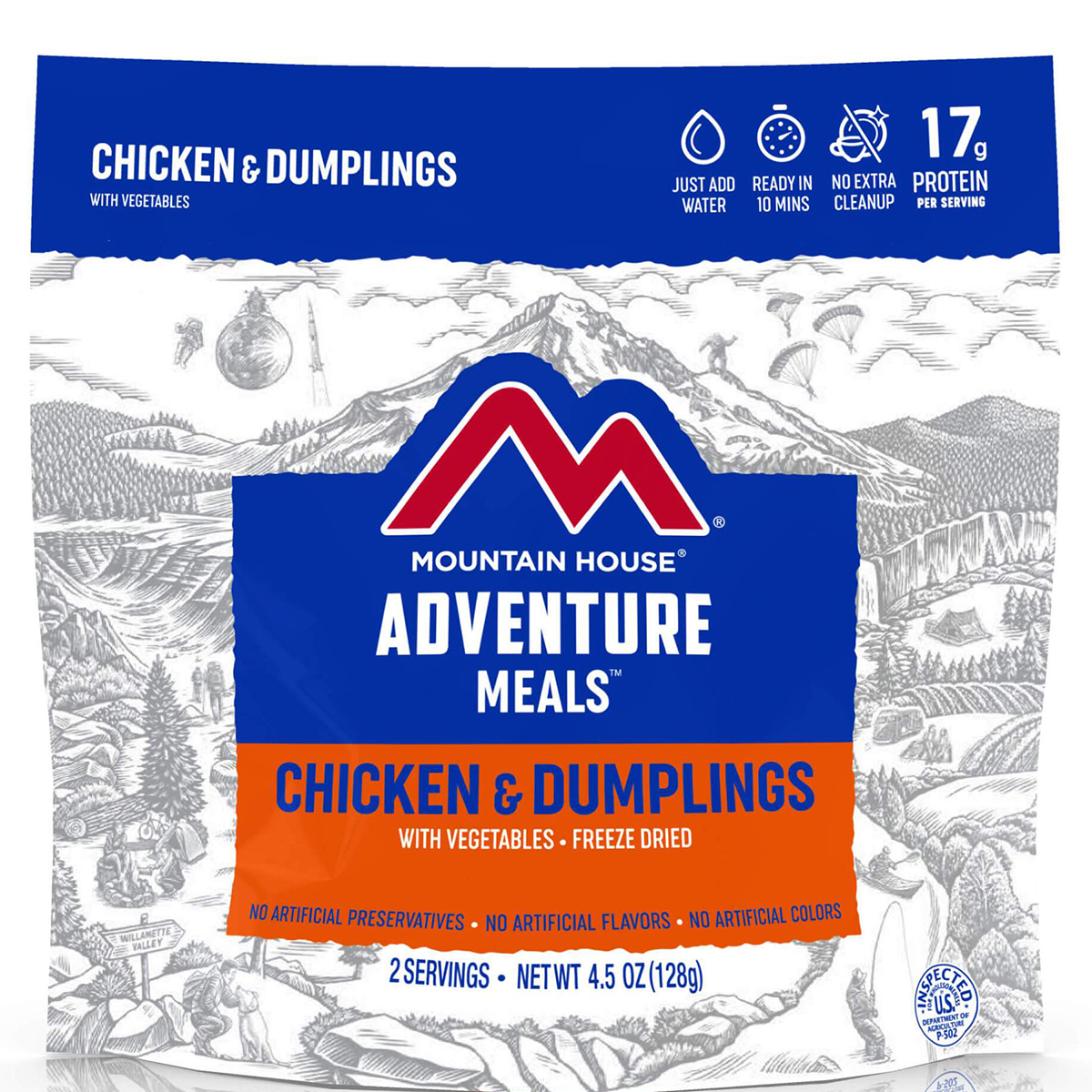 Delicious Chicken and Dumplings - Ready-to-Eat Meal (2 Servings) | Perfect for Quick Dinners & Comfort Food Lovers