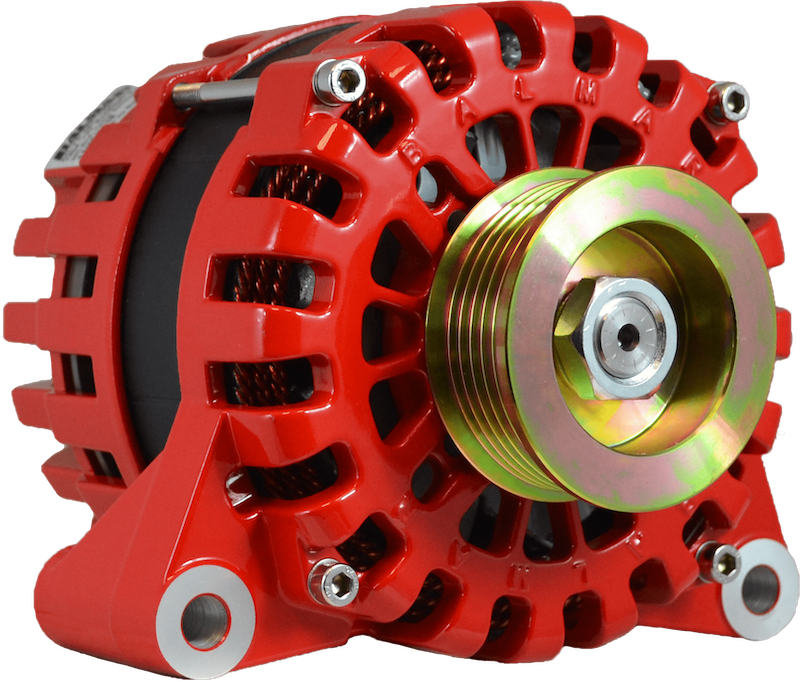 XT VT 170 IR Alternator for Wakeboats - 170A 12V Vortec Mount with K6 Serpentine Pulley, Case Ground & Internal Regulator - Perfect for Marine Engines & Water Sports Boats