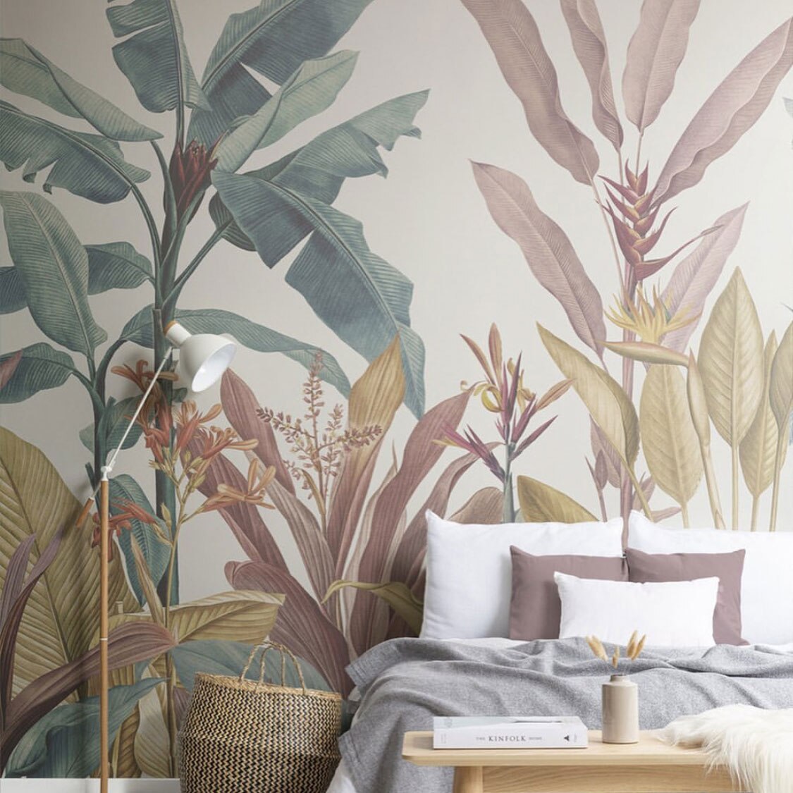 Banana Leaf Tropical Rainforest Wallpaper - Waterproof Peel & Stick Wall Mural for Home Decor | Perfect for Living Room, Bedroom, Nursery & Office Accent Walls