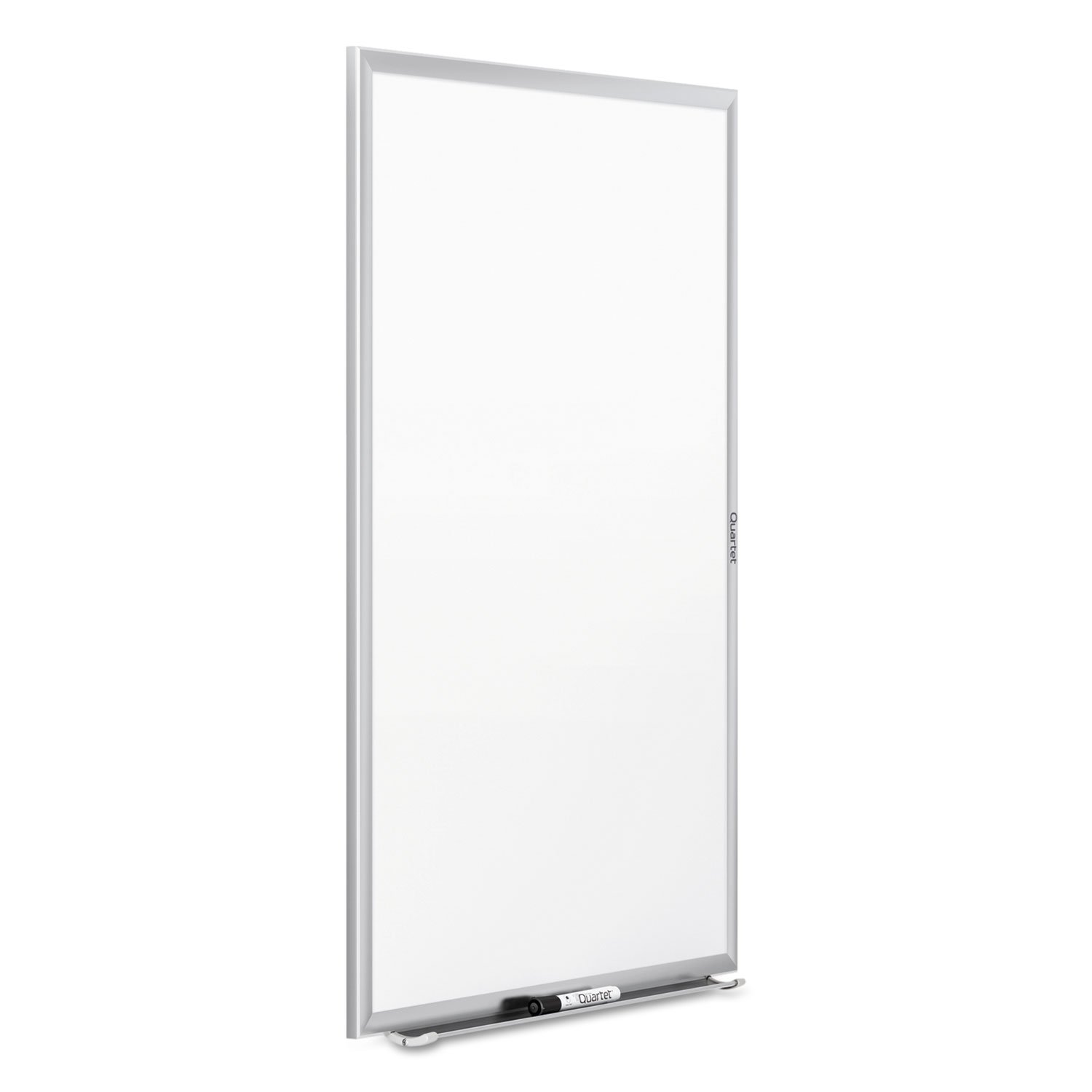 Quartet 4' x 3' Non-Magnetic Dry Erase Whiteboard with Silver Aluminum Frame - Perfect for Office Meetings, Classroom Teaching & Home Organization (Model S534)