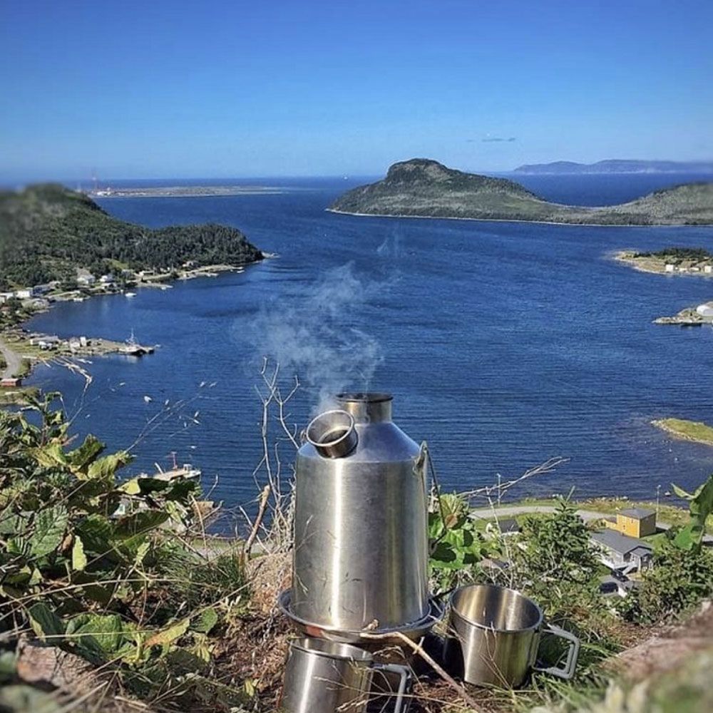 Premium Stainless Steel Camping Cup Set (350ml & 500ml) - Lightweight, Durable Travel Mugs for Outdoor Adventures, Hiking, Backpacking and Picnics