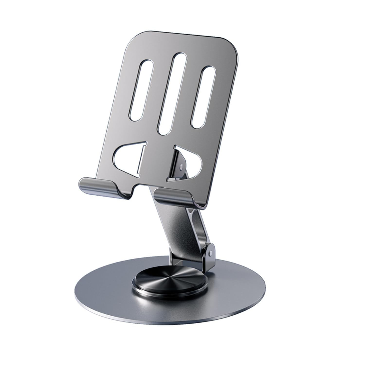 360° Rotating Metal Phone Holder A01 - Universal Car Mount for iPhone, Samsung & Smartphones - Perfect for Driving, Office & Home Use