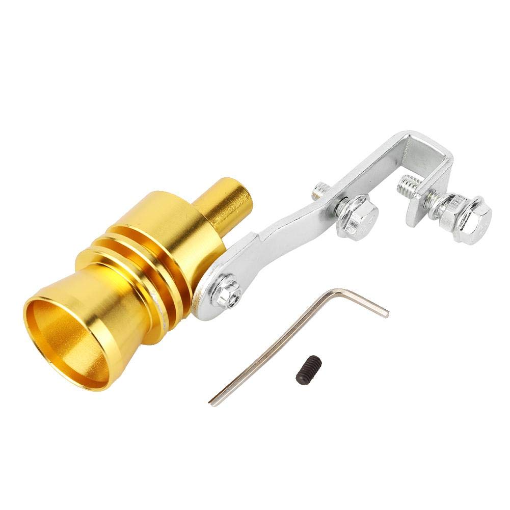 High-Performance Turbine Whistle for Cars & Motorcycles - Gold Exhaust Pipe Speaker Modification Accessory | Perfect for Racing, Custom Vehicles & Prank Sounds