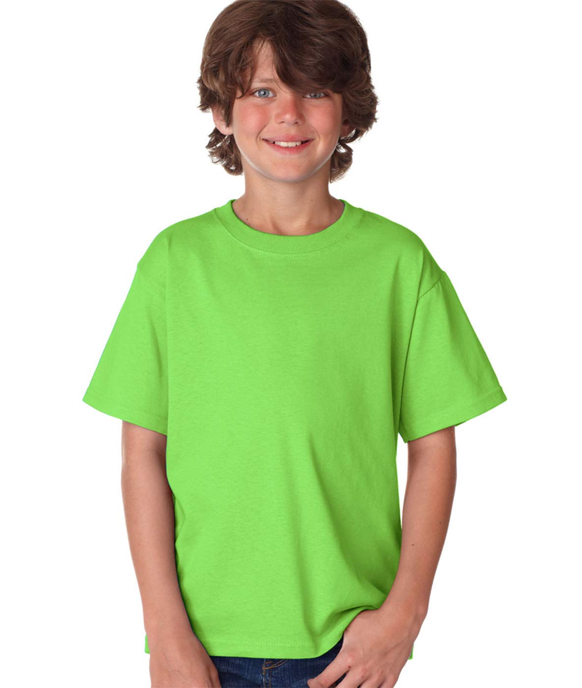Fruit of the Loom Unisex Kids Cotton T-Shirt - Soft Breathable Short Sleeve Tee for School, Play & Everyday Wear