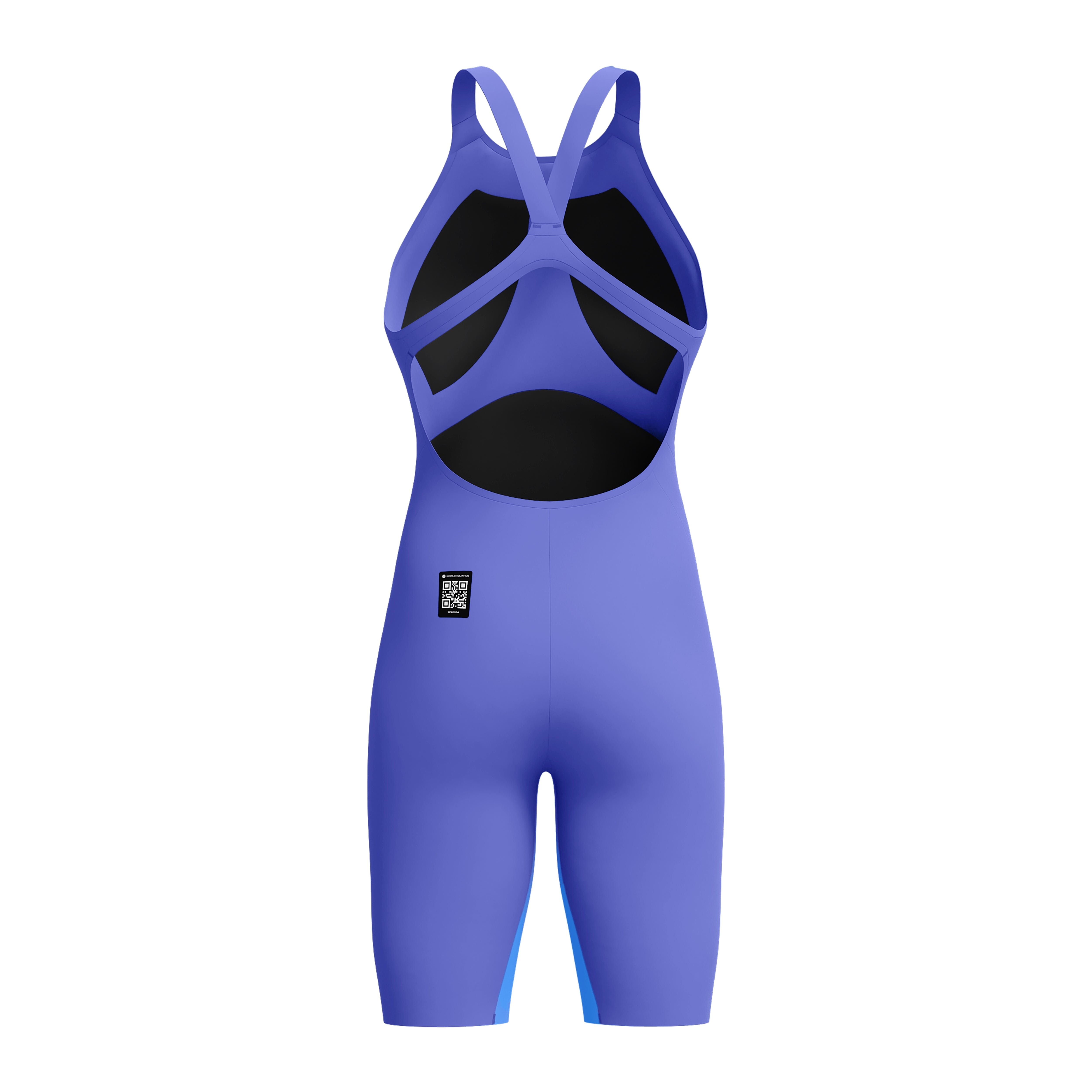 Speedo Fastskin LZR Pure Valor 2.0 Openback Women's Kneeskin Swimsuit - Purple | High-Performance Competitive Swimwear for Training & Racing