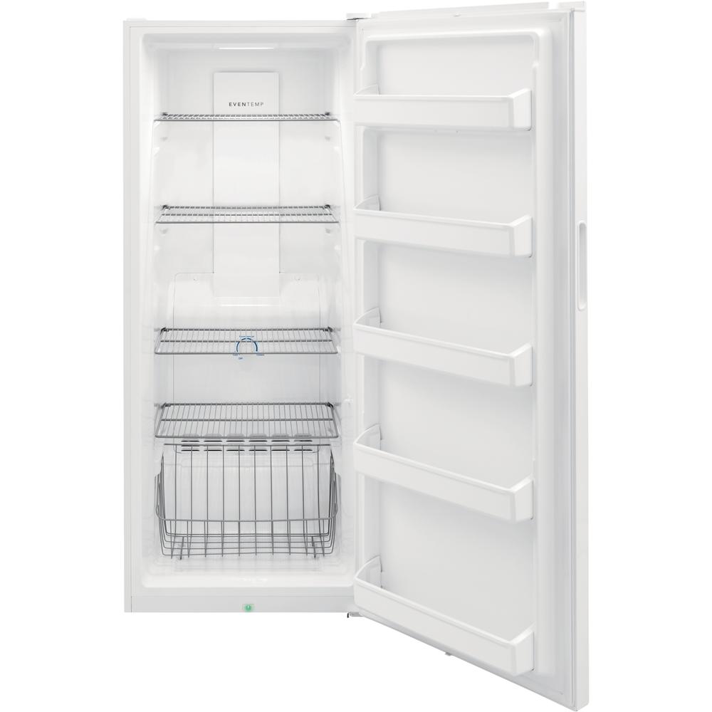 15.5 cu.ft. Frigidaire Upright Freezer with EvenTemp Cooling System - Ideal for Home, Garage & Basement Storage