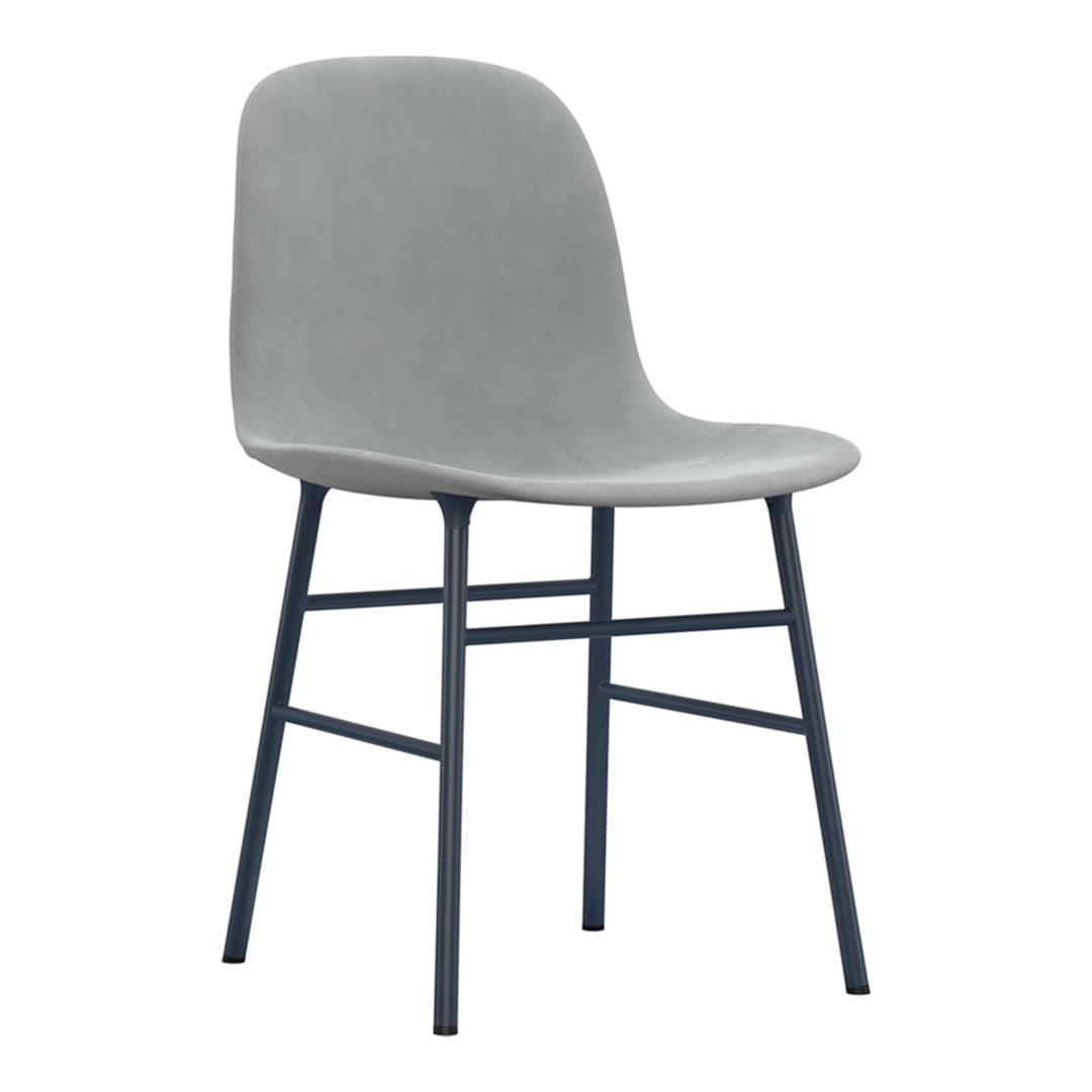 Modern Form Chair with Sturdy Metal Legs & Comfortable Upholstery - Perfect for Home Office, Living Room, or Dining Room Decor
