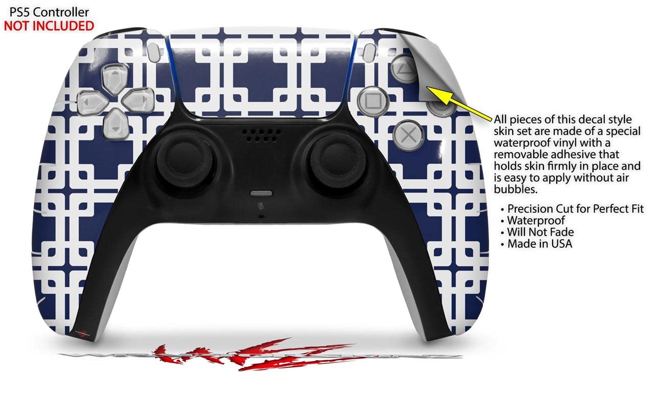PS5 DualSense Skin Wrap - Navy Blue for Gaming Protection