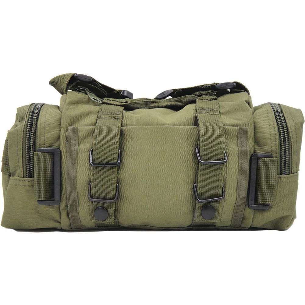 FAMI Tactical Waist Pack - Small Sling Bag with Handlebar Mount for Hiking, Cycling & Outdoor Adventures | Durable Deployment Carry Bag for Men & Women