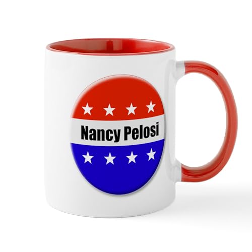 White/Red Inside - Nancy Pelosi Mugs