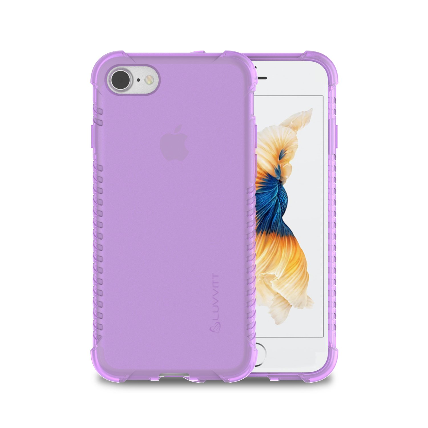 Luvvitt Clear Shockproof Phone Case with Air Pocket Corners for Apple iPhone 7/8/SE (2020) - Protective Slim Cover for Everyday Use, Work & Outdoor Activities