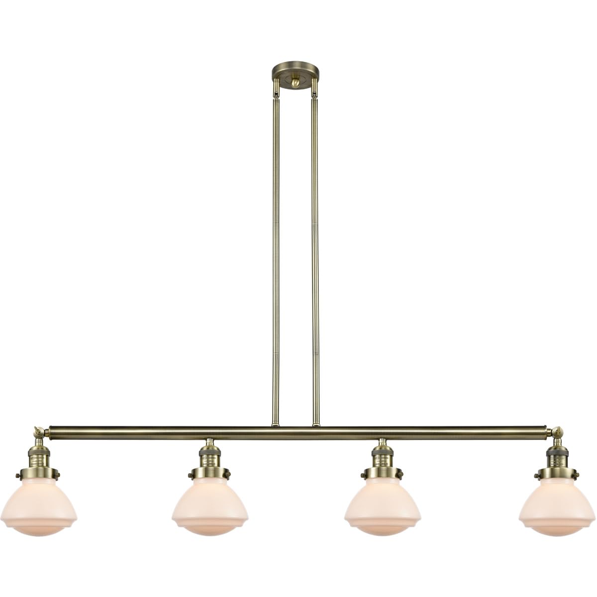 214-SG-G321 Olean 4-Light Modern Island Lighting Fixture - Perfect for Kitchen Islands, Dining Rooms, and Open Concept Spaces