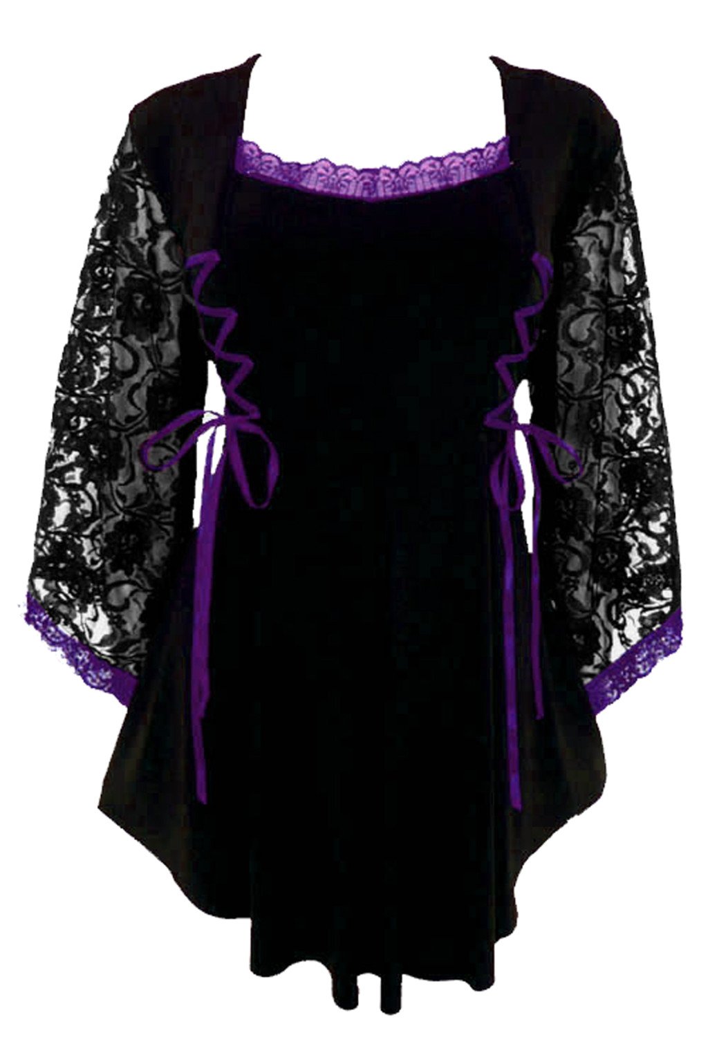 Dare to Wear Anastasia Corset Top - Romantic Gothic Victorian Lace Blouse for Women | Perfect for Halloween, Cosplay, Renaissance Fairs & Vintage Fashion