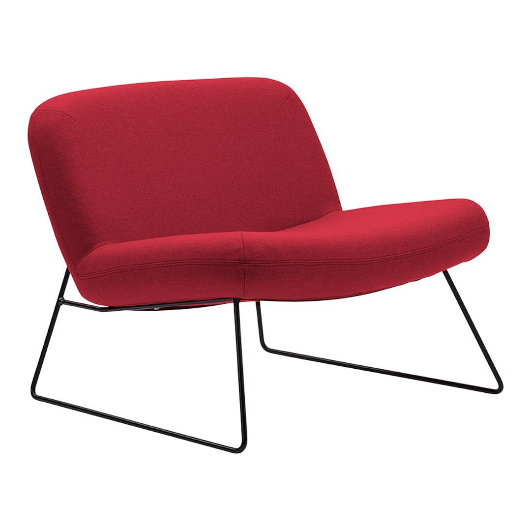 Busk Hertzog Java Chair - Modern Lounge Chairs with Softline Comfort for Living Room, Patio & Office Relaxation