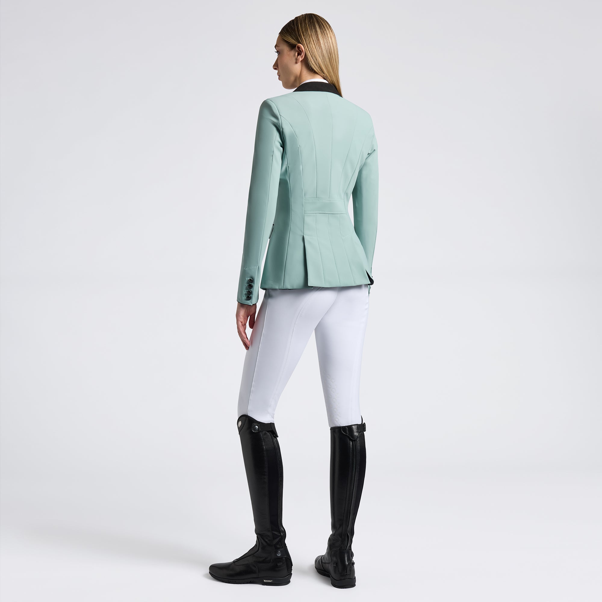 Cavalleria Toscana Women's Equestrian Show Jacket - Premium Competition Riding Coat for Dressage & Horse Shows