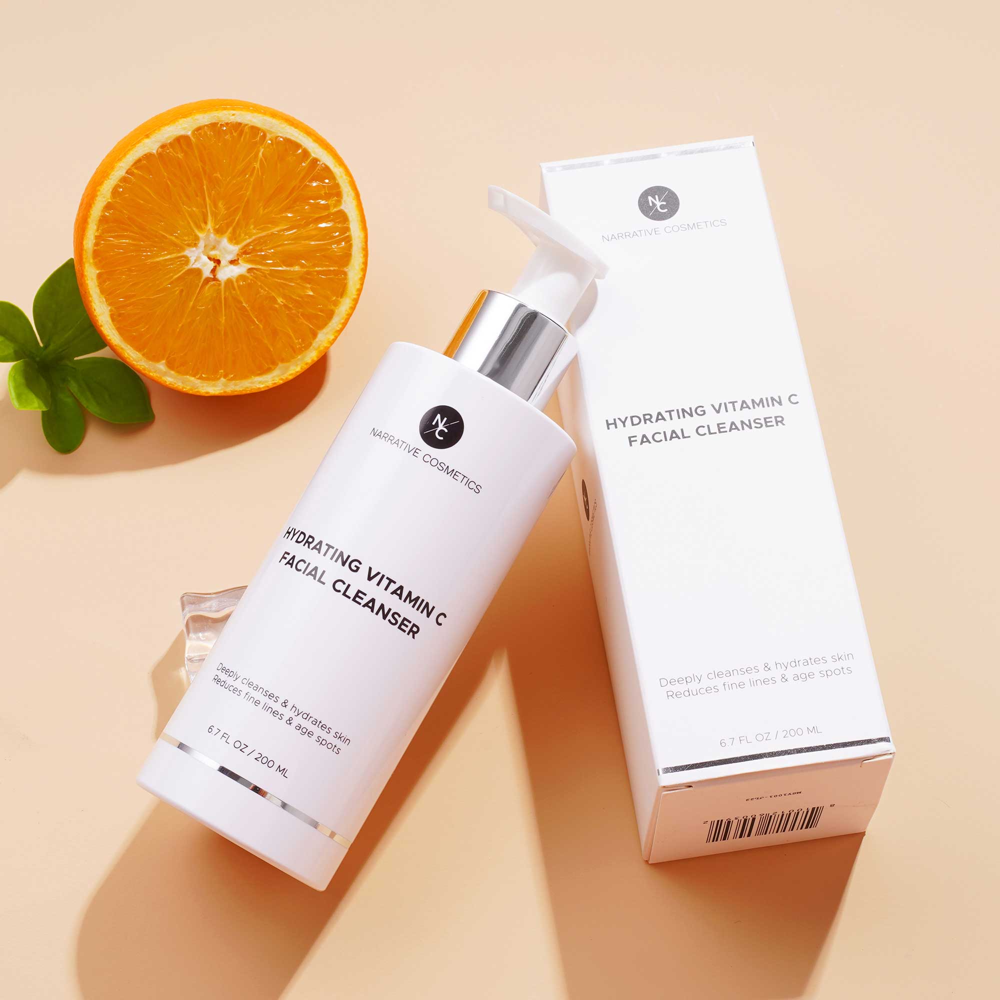 Best Vitamin C Face Wash Cleanser for Brightening & Acne - 6.7 Fl Oz (200ml) - Gentle Daily Facial Cleanser for Glowing Skin - Perfect for Morning & Night Routine