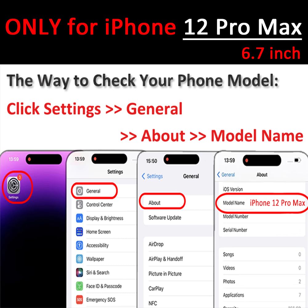 Premium Leather Wallet Case for iPhone 12 Pro Max (6.7