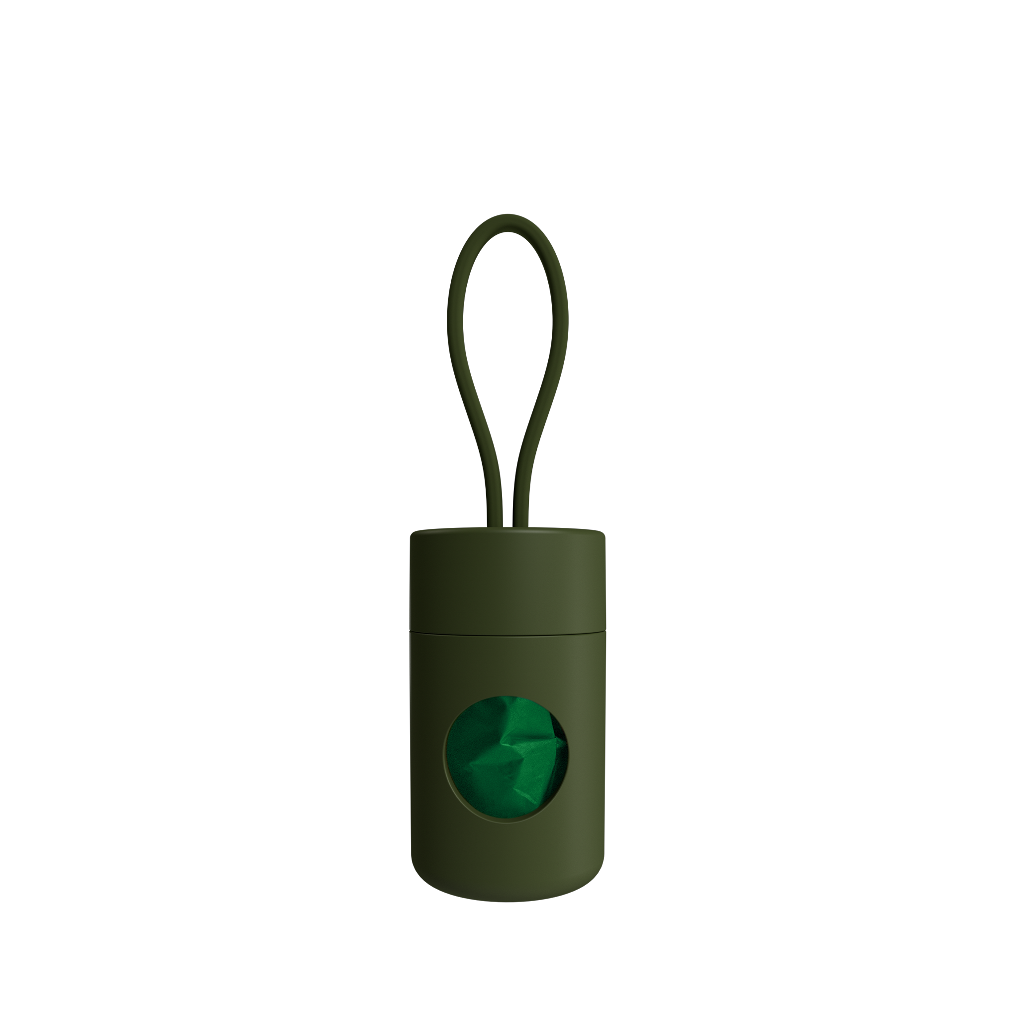 Biodegradable Dog Poop Bag Holder with Clip - Leash Attachment for Easy Waste Cleanup During Walks, Hiking, and Travel