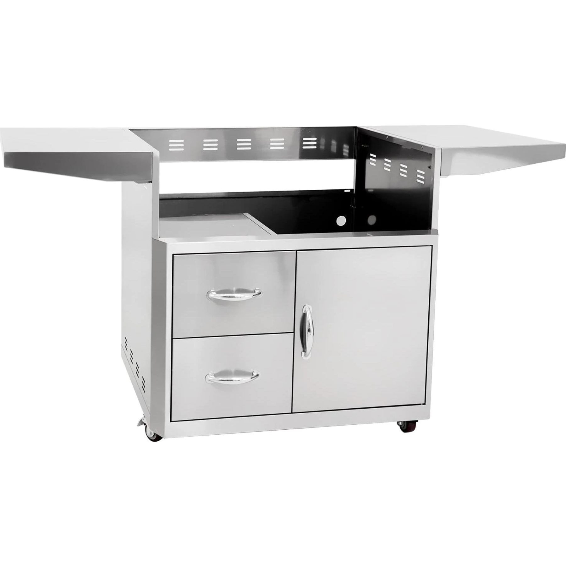 Blaze Professional LUX 3-Burner Stainless Steel Outdoor Gas Grill Cart - Perfect for Backyard BBQs, Patio Cooking & Tailgating Parties