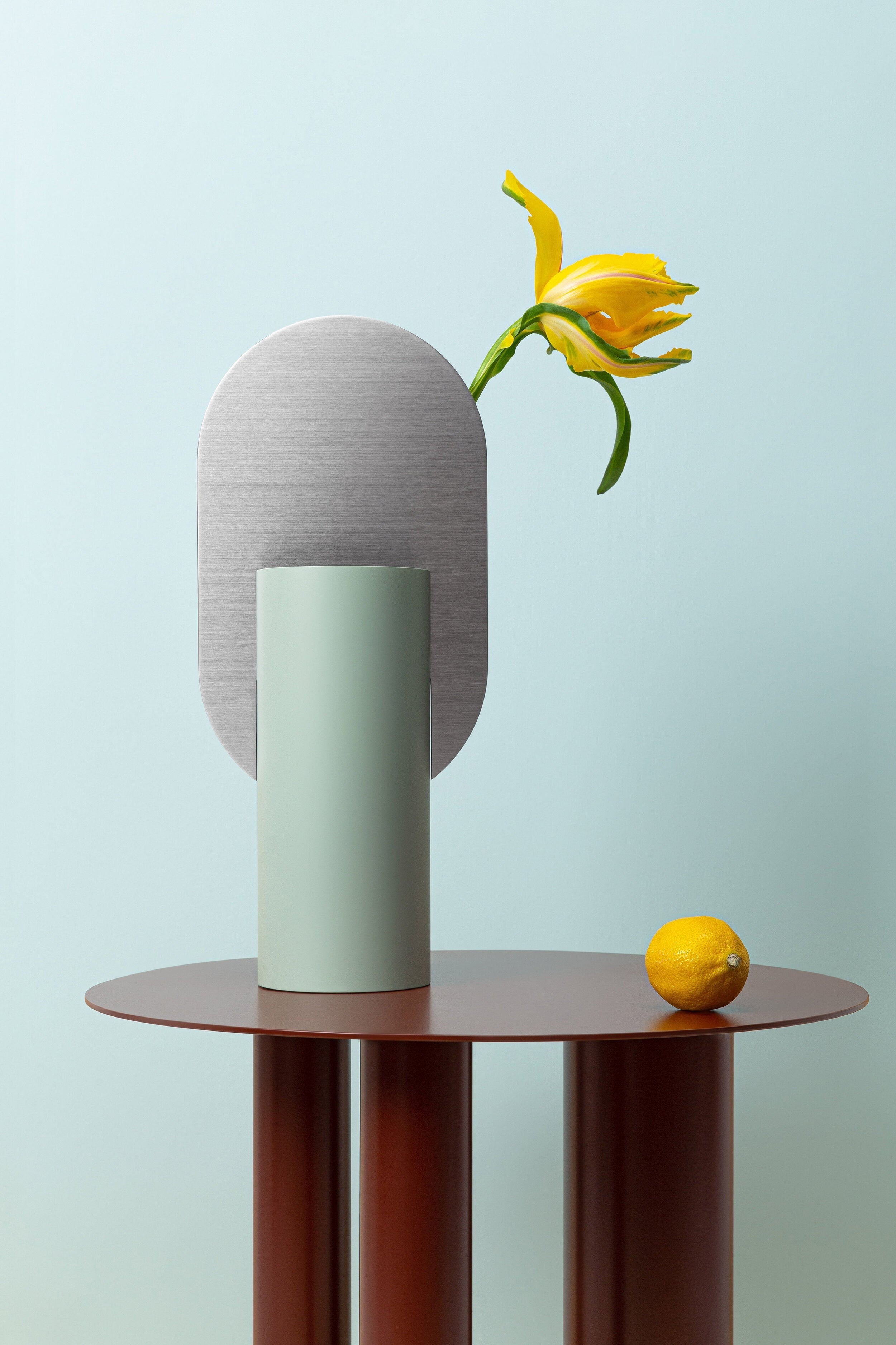 Noom Genke Vase CS8 - Modern Ceramic Flower Vase for Home Decor, Wedding Centerpieces & Office Desk Decorations