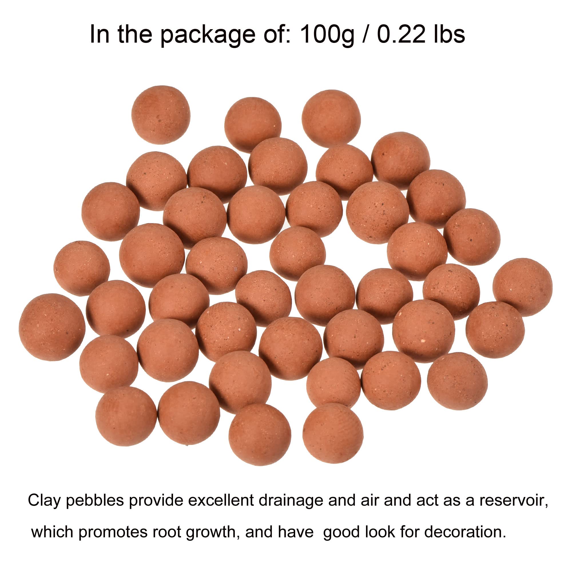 Meccanixity Clay Pebbles 7-8mm for Hydroponics, Bonsai & Plant Decor - Indoor Gardening Supplies