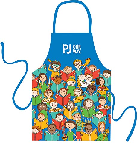 PJ Our Way Kids Apron - Adjustable & Fun Tween Apron for Cooking, Baking & Arts - Perfect for Young Chefs & Crafters