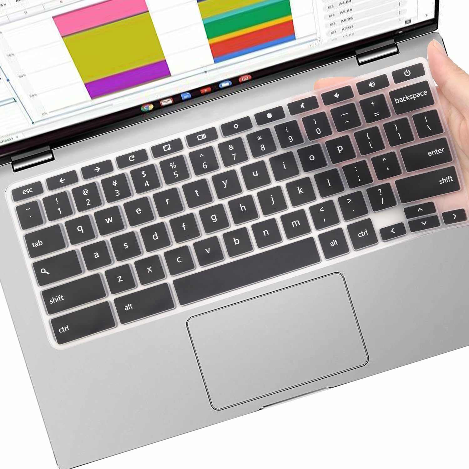 ASUS Chromebook Keyboard Cover Compatible with 2020-2022 11.6