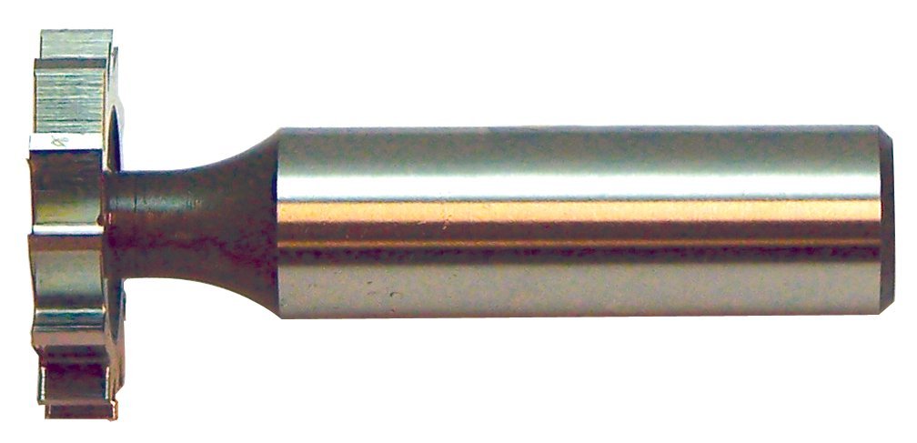KEO 93945 Cobalt Steel Woodruff Keyseat Cutter - Uncoated Bright Finish, 1/2